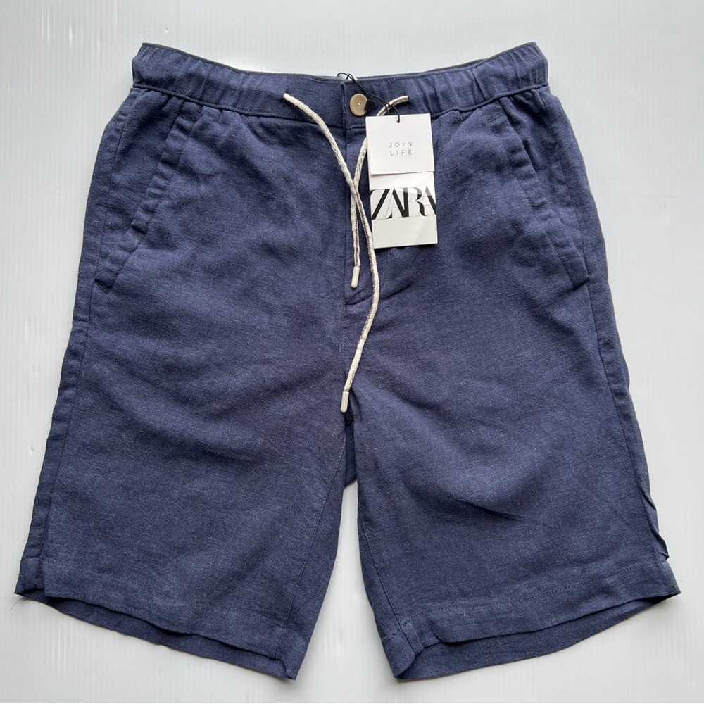 NWOT - ZARA LINEN - VISCOSE SHORTS size S | 4432/425 |